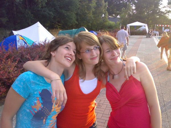 Kathy, Steffi und Tine
